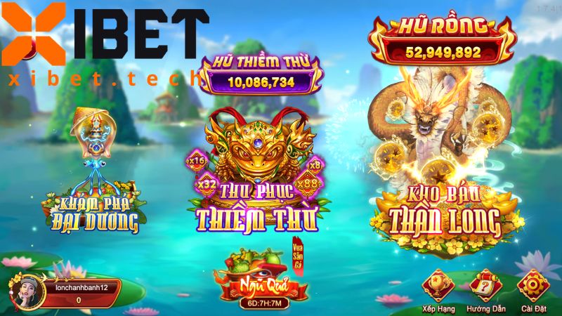 Đánh giá điểm mạnh của kho game bắn cá XIBET 