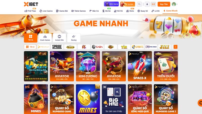 Vì sao người chơi nên chọn tham gia game nhanh Xibet?  Là cược thủ nên tìm hiểu