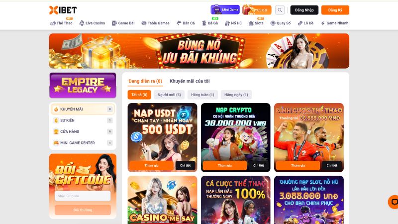 Yêu cầu chung khi nhận khuyến mãi Xibet